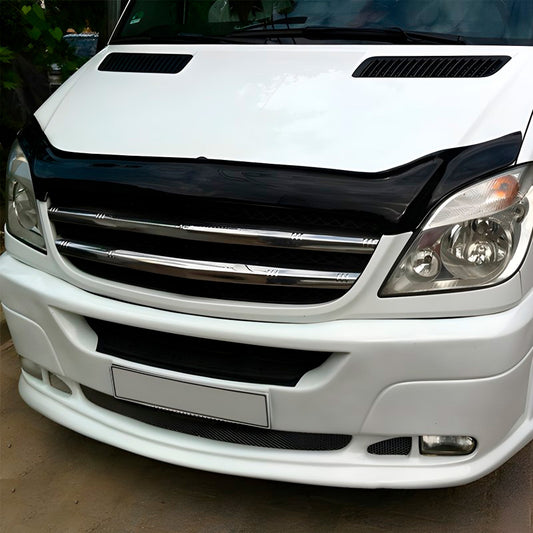 Oneway Motorhaubenschutz passend für Mercedes Sprinter W906 2006-2013 - Schwarz glänzend