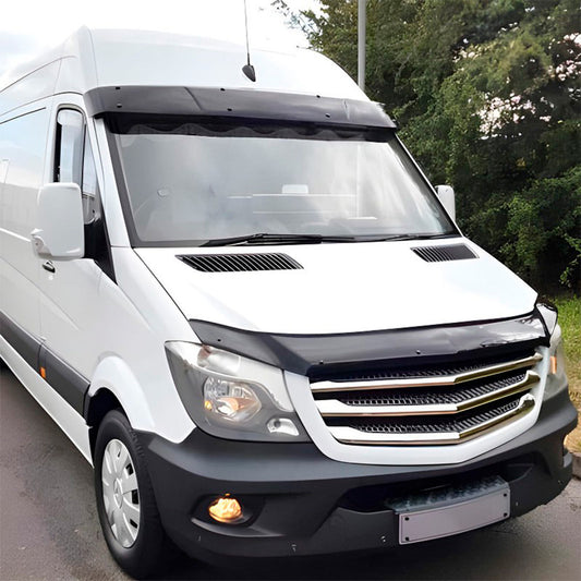 Oneway Motorhaubenschutz passend für Mercedes Sprinter W906 Facelift 2014-2018 - Schwarz glänzend