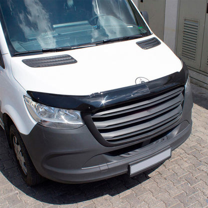 Oneway Motorhaubenschutz passend für Mercedes Sprinter W907 2018- - Schwarz glänzend