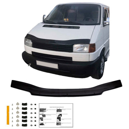 Oneway Motorhaubenschutz passend für Volkswagen Transporter T4 1991-2003 - Schwarz glänzend