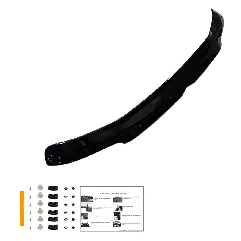 Oneway Motorhaubenschutz passend für Volkswagen Transporter T5 2003-2009 - Schwarz glänzend