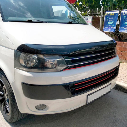 Oneway Motorhaubenschutz passend für Volkswagen Transporter T5.1 2010-2015 - Schwarz glänzend