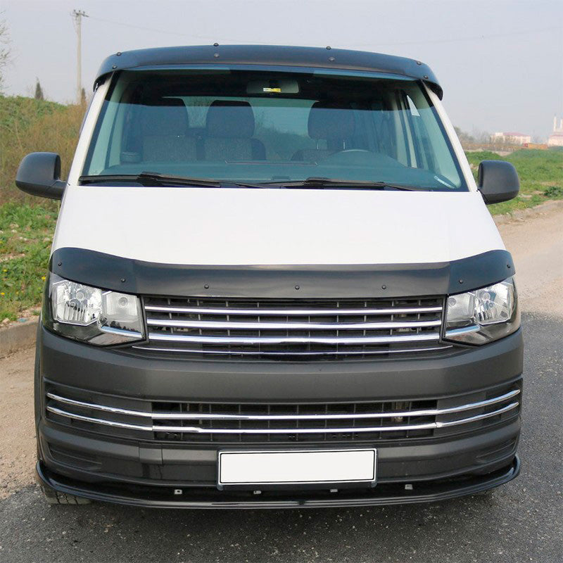 Oneway Motorhaubenschutz passend für Volkswagen Transporter T6/T6.1 2015-2022 - Schwarz glänzend