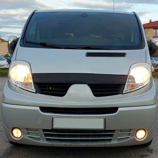 Oneway Motorhaubenschutz passend für Renault Trafic X83 01-2014 - Schwarz glänzend
