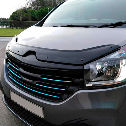 Oneway Motorhaubenschutz passend für Renault Trafic X82 2014-2020 - Schwarz glänzend