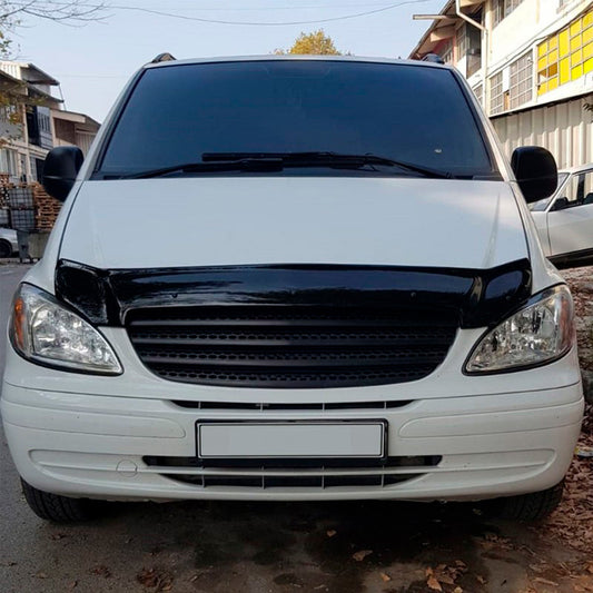 Oneway Motorhaubenschutz passend für Mercedes Vito W639 2003-2014 - Schwarz glänzend