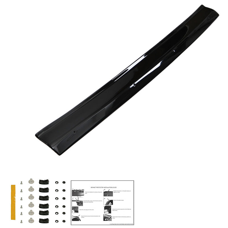 Oneway Motorhaubenschutz passend für Fiat Fiat Ducato 3. Gen. & Citroën Jumper & Peugeot Boxer 2006-2014 - Schwarz glänzend