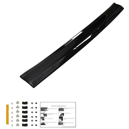 Oneway Motorhaubenschutz passend für Fiat Fiat Ducato 3. Gen. & Citroën Jumper & Peugeot Boxer 2006-2014 - Schwarz glänzend