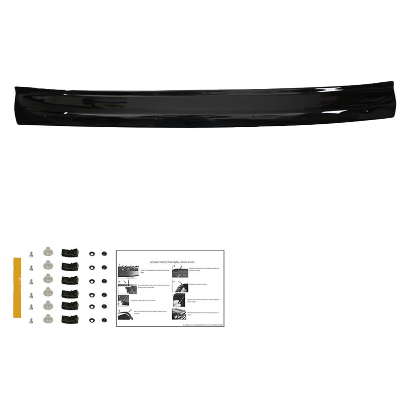Oneway Motorhaubenschutz passend für Fiat Fiat Ducato 3. Gen. & Citroën Jumper & Peugeot Boxer 2006-2014 - Schwarz glänzend