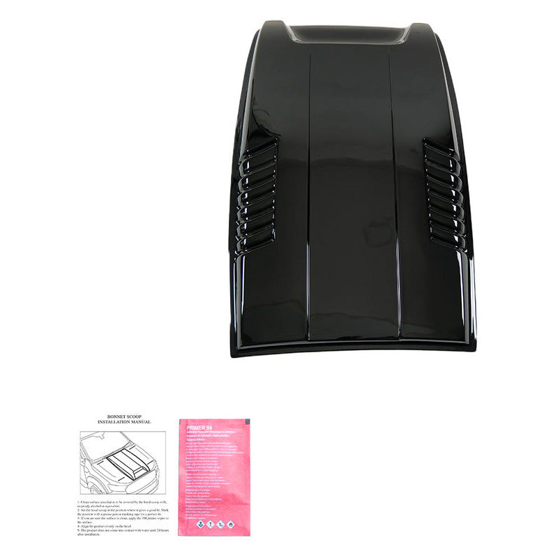 Oneway Motorhaubenhutze passend für Ford Ranger T7/T8 2015-2022 - Schwarz glänzend
