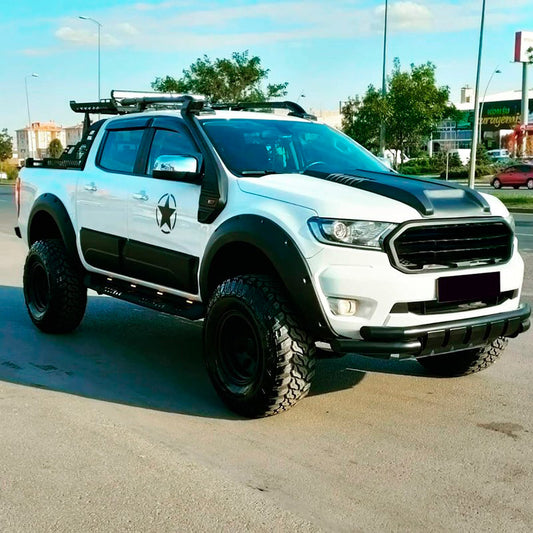 Oneway Motorhaubenhutze passend für Ford Ranger T7/T8 2015-2022 - Mattschwarz