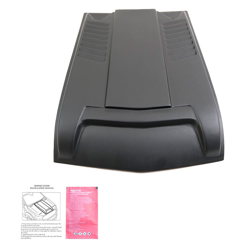 Oneway Motorhaubenhutze passend für Mitsubishi L200 Triton 4 2007-2014 - Mattschwarz