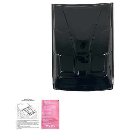 Oneway Motorhaubenhutze passend für Nissan Navara NP300 (D23) 2014-2021 - Schwarz glänzend