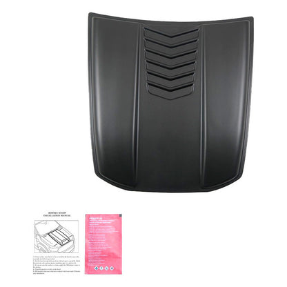Oneway Motorhaubenhutze passend für Volkswagen Amarok MK1 2010-2022 & Nissan Navara D40 2005-2010 - Mattschwarz