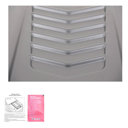Oneway Motorhaubenhutze passend für Volkswagen Amarok MK1 2010-2022 & Nissan Navara D40 2005-2010 - Mattschwarz