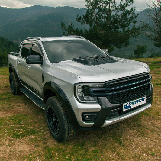 Oneway Motorhaubenhutze passend für Ford Ranger T9 2022- - Mattschwarz