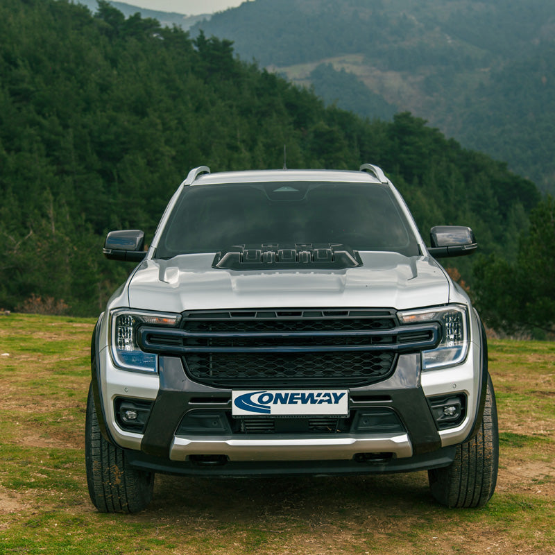Oneway Motorhaubenhutze passend für Ford Ranger T9 2022- - Mattschwarz