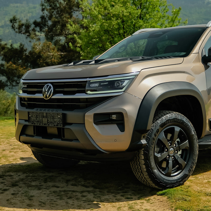 Oneway Motorhaubenhutze passend für Volkswagen Amarok MK2 2022- - Mattschwarz