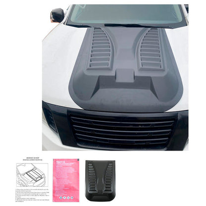 Oneway Motorhaubenhutze passend für Nissan Navara NP300 (D23) 2014-2021 - Version 3 - Mattschwarz