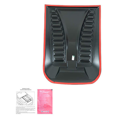 Oneway Motorhaubenhutze passend für Nissan Navara NP300 (D23) 2014-2021 - Version 3 - Mattschwarz