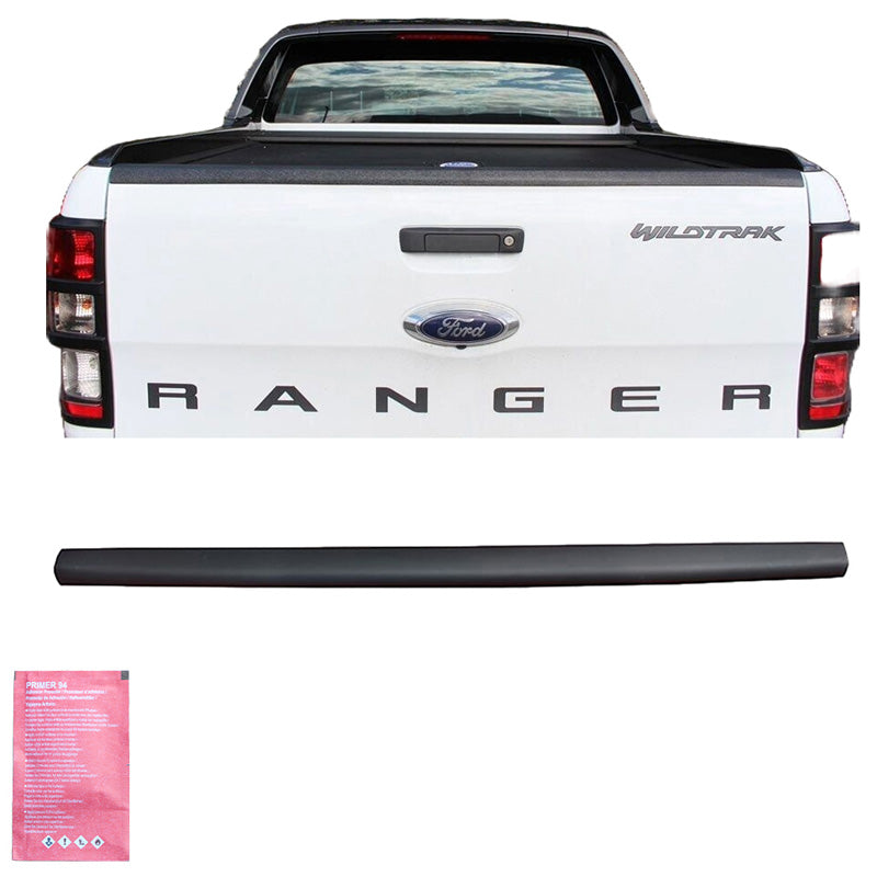 Oneway Heckklappenabdeckung passend für Ford Ranger T6/T7/T8 2012-2022 - Mattschwarz