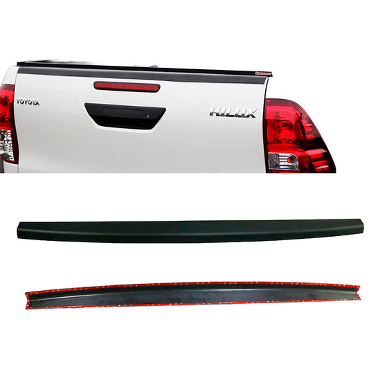 Oneway Heckklappenabdeckung passend für Toyota Hilux 2015-2020 - Mattschwarz