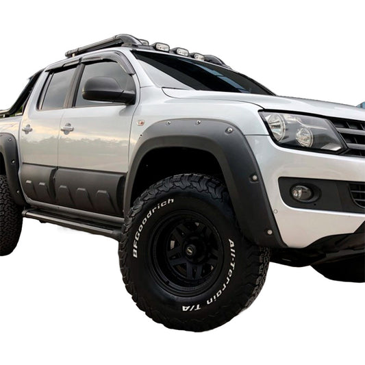 Oneway Satz Kotflügelverbreiterungen passend für Volkswagen Amarok MK1 2010-2016 - Mattschwarz