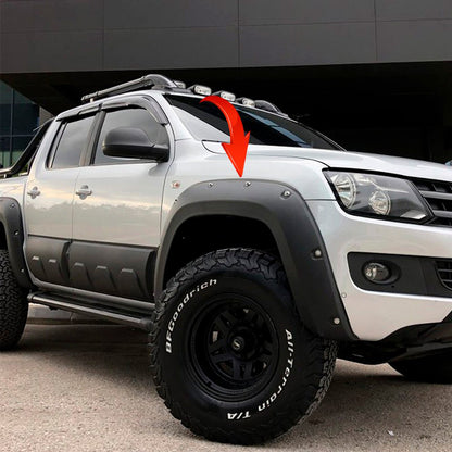 Oneway Satz Kotflügelverbreiterungen passend für Volkswagen Amarok MK1 Facelift 2016-2022 - Mattschwarz