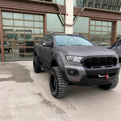 Oneway Satz Kotflügelverbreiterungen passend für Ford Ranger T6/T7/T8 2012-2022 - Mattschwarz