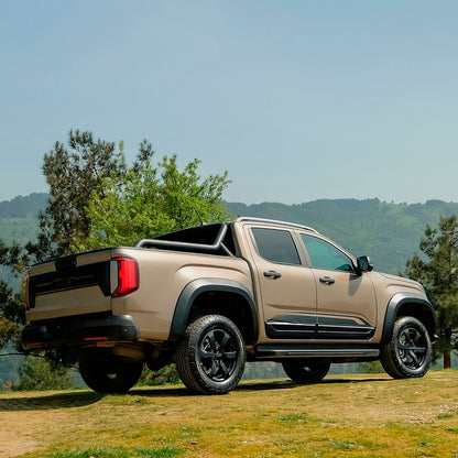 Oneway Satz Kotflügelverbreiterungen passend für Volkswagen Amarok MK2 2022- - Mattschwarz