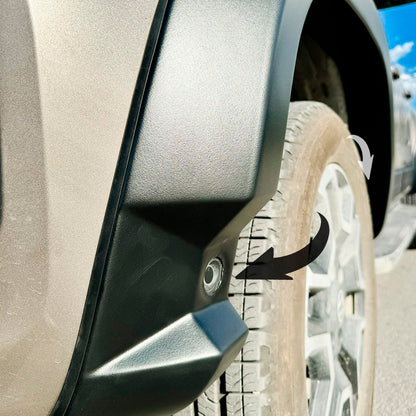 Oneway Satz Kotflügelverbreiterungen passend für Volkswagen Amarok MK2 2022- - Mattschwarz
