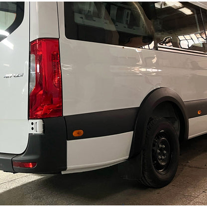 Oneway Satz Kotflügelverbreiterungen passend für Mercedes Sprinter W907 2018- - Mattschwarz