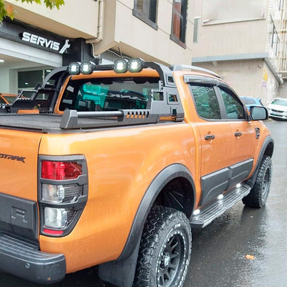 Oneway Satz Kotflügelverbreiterungen passend für Ford Ranger T6/T7 2012-2019 (mit Klebeband) - Mattschwarz