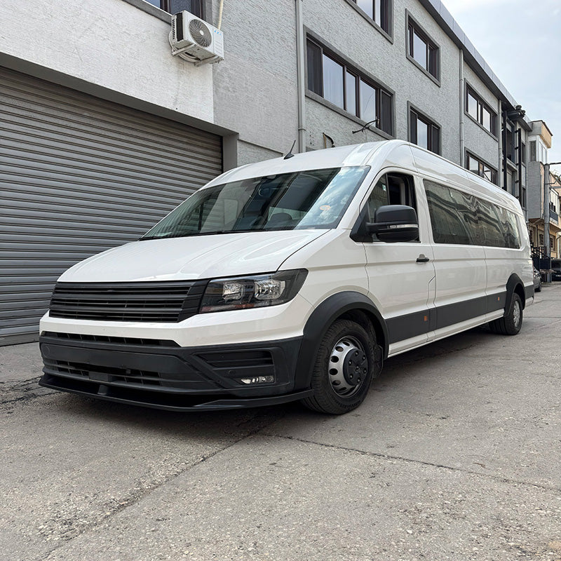 Oneway Satz Kotflügelverbreiterungen passend für Volkswagen Crafter MK2 & MAN TGE MK1 PreFacelift 2016- - Mattschwarz