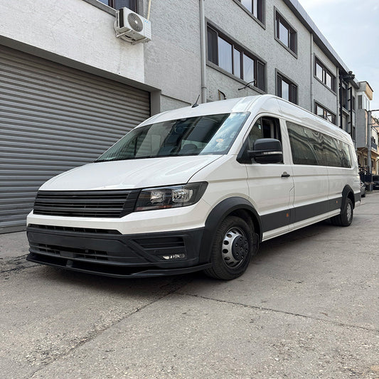 Oneway Satz Kotflügelverbreiterungen passend für Volkswagen Crafter MK2 & MAN TGE MK1 PreFacelift 2016- - Mattschwarz