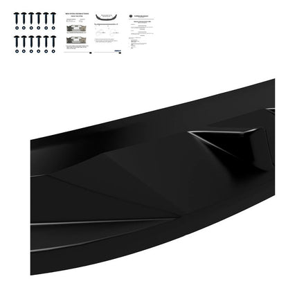 Oneway Frontspoiler passend für Volkswagen Caddy MK5 2020- - Version 2 - Schwarz glänzend