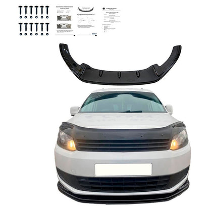 Oneway Frontspoiler passend für Volkswagen Caddy MK3 Facelift 2010-2015 - Schwarz glänzend