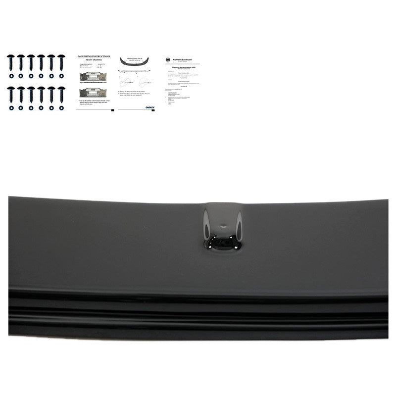 Oneway Frontspoiler passend für Volkswagen Caddy MK4 2015-2020 - Schwarz glänzend