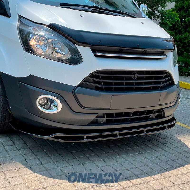 Oneway Frontspoiler passend für Ford Transit Custom MK1 2012-2018 - Schwarz glänzend