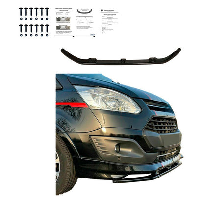 Oneway Frontspoiler passend für Ford Transit Custom MK1 Sportline 2012-2023 - Schwarz glänzend
