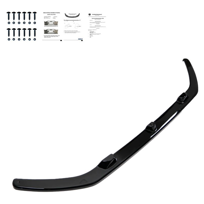 Oneway Frontspoiler passend für Ford Transit Custom MK1 Sportline 2012-2023 - Schwarz glänzend