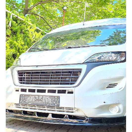 Oneway Frontspoiler passend für Fiat Ducato 4.Gen. 2014- & Peugeot Boxer 2014- - Schwarz glänzend