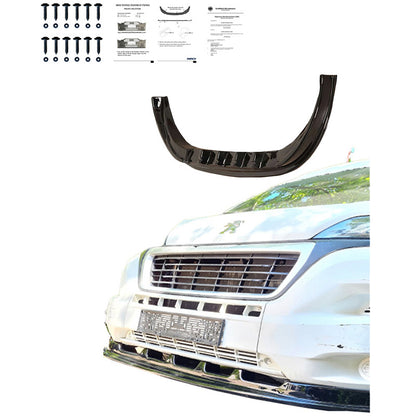 Oneway Frontspoiler passend für Fiat Ducato 4.Gen. 2014- & Peugeot Boxer 2014- - Schwarz glänzend