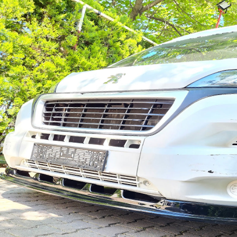 Oneway Frontspoiler passend für Fiat Ducato 4.Gen. 2014- & Peugeot Boxer 2014- - Schwarz glänzend