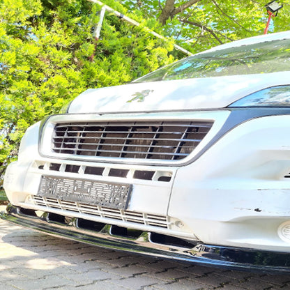 Oneway Frontspoiler passend für Fiat Ducato 4.Gen. 2014- & Peugeot Boxer 2014- - Schwarz glänzend