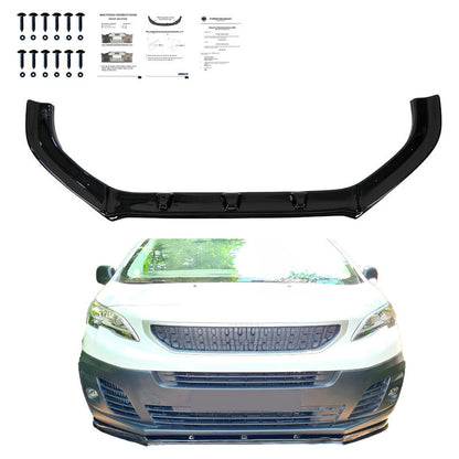 Oneway Frontspoiler passend für Peugeot Expert 3.Gen. 2016- - Schwarz glänzend