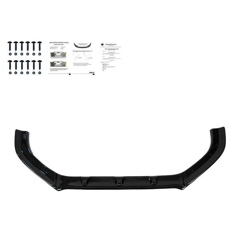 Oneway Frontspoiler passend für Peugeot Expert 3.Gen. 2016- - Schwarz glänzend