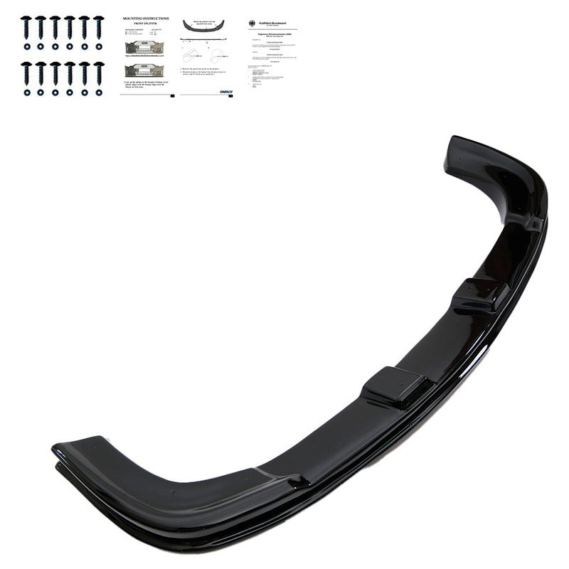 Oneway Frontspoiler passend für Mercedes Sprinter W906 Facelift 2014-2018 - Schwarz glänzend