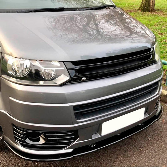 Oneway Frontspoiler passend für Volkswagen Transporter T5.1 Sportline 2010-2015 - Schwarz glänzend