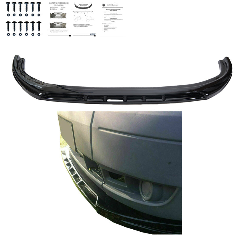 Oneway Frontspoiler passend für Ford Transit MK7 2006-2014 - Schwarz glänzend